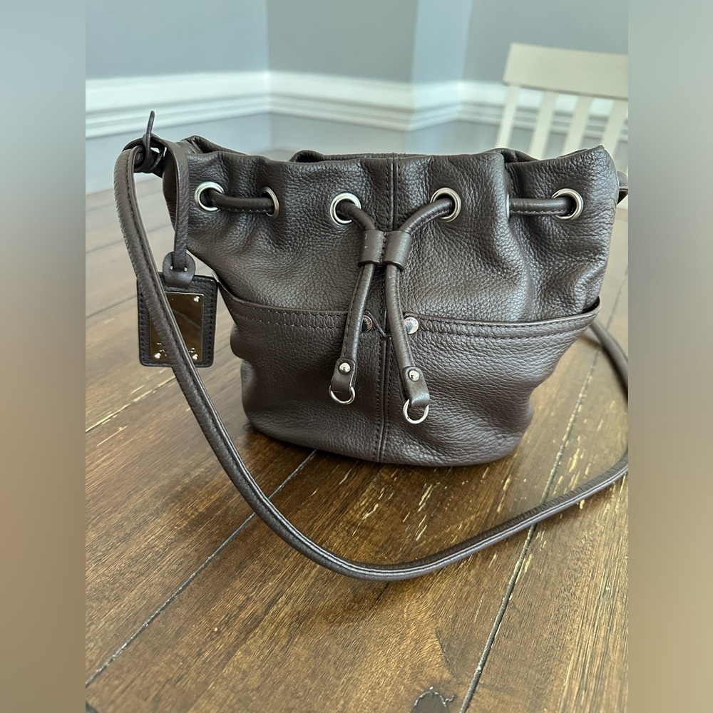 Tignanello bucket cross body bag